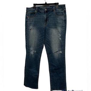 Straight Distressed Jeans